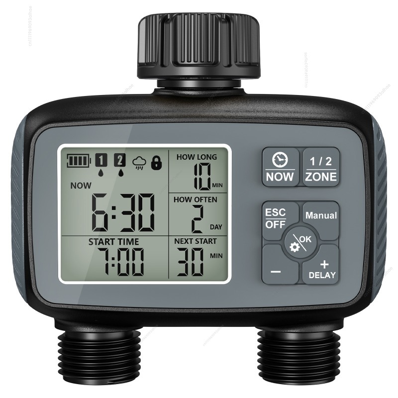 Timer Dual Outlet - Smart Irrigation Timer with Dual Outlet