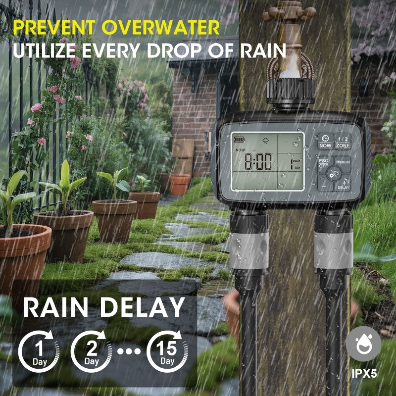 Smart Irrigation Timer with Du - Timer Dual Outlet review and price